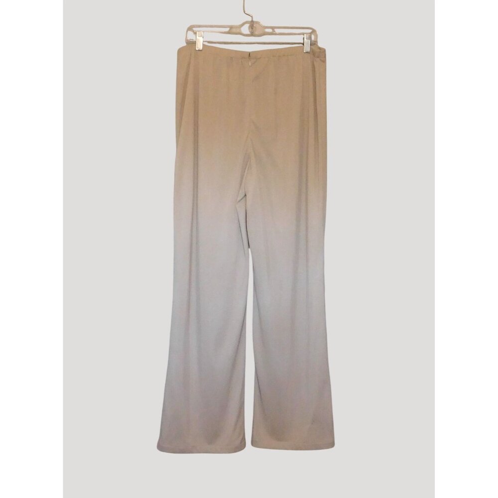 Another Thyme Womens 3-Pc Size 14 Jacket Tank Pants Beige Outfit Gold Accents - Picture 14 of 16